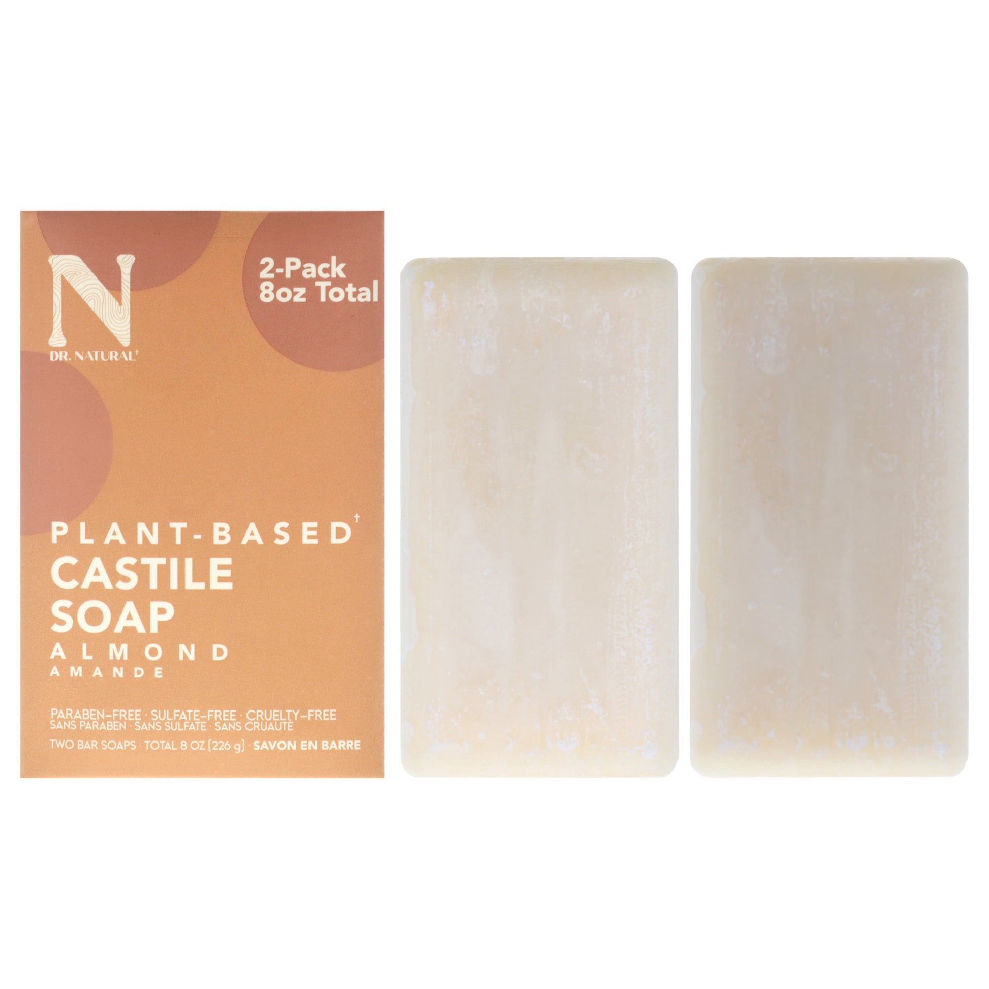 Dr. Natural Castile Bar Soap - Almond