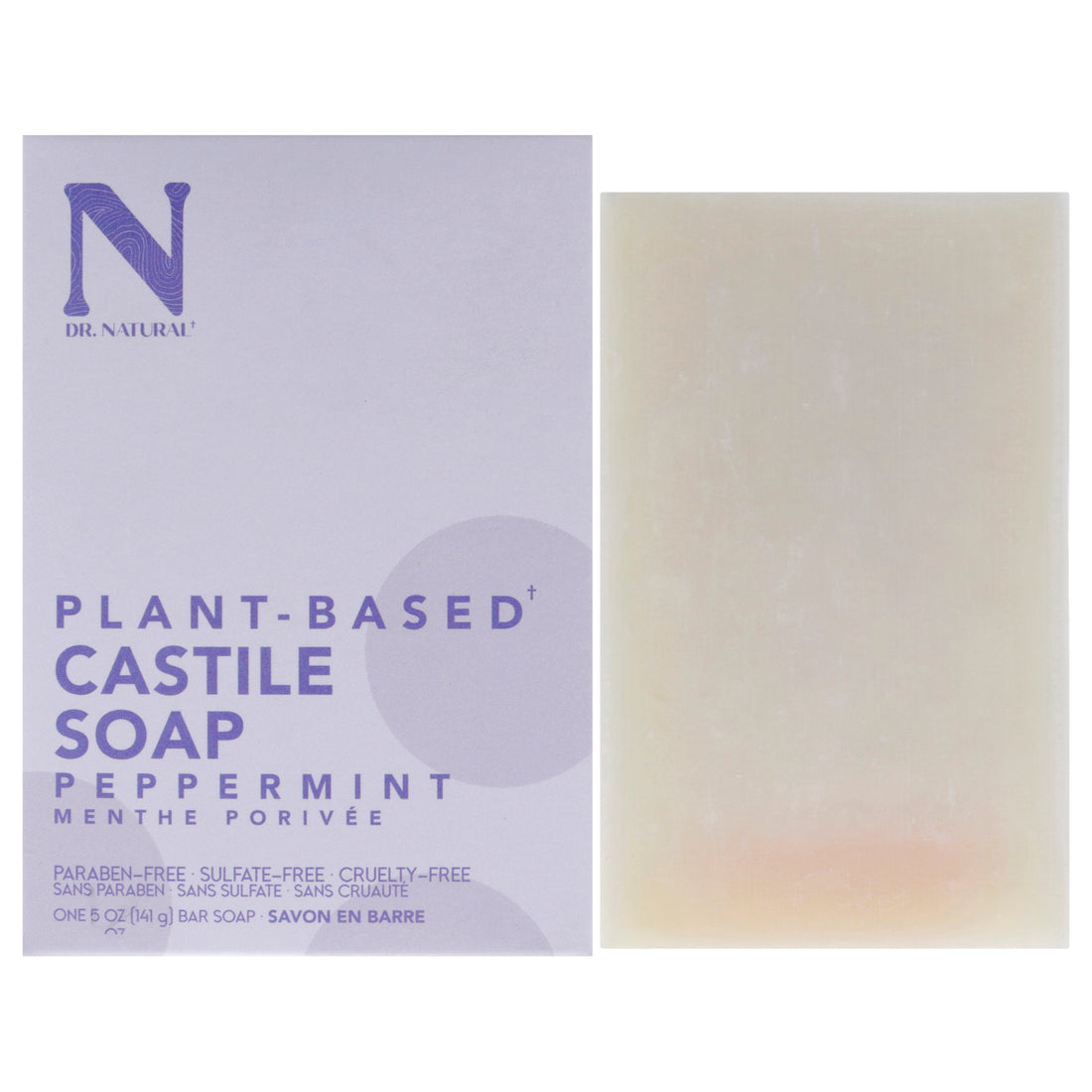 Dr. Natural Castile Bar Soap - Peppermint