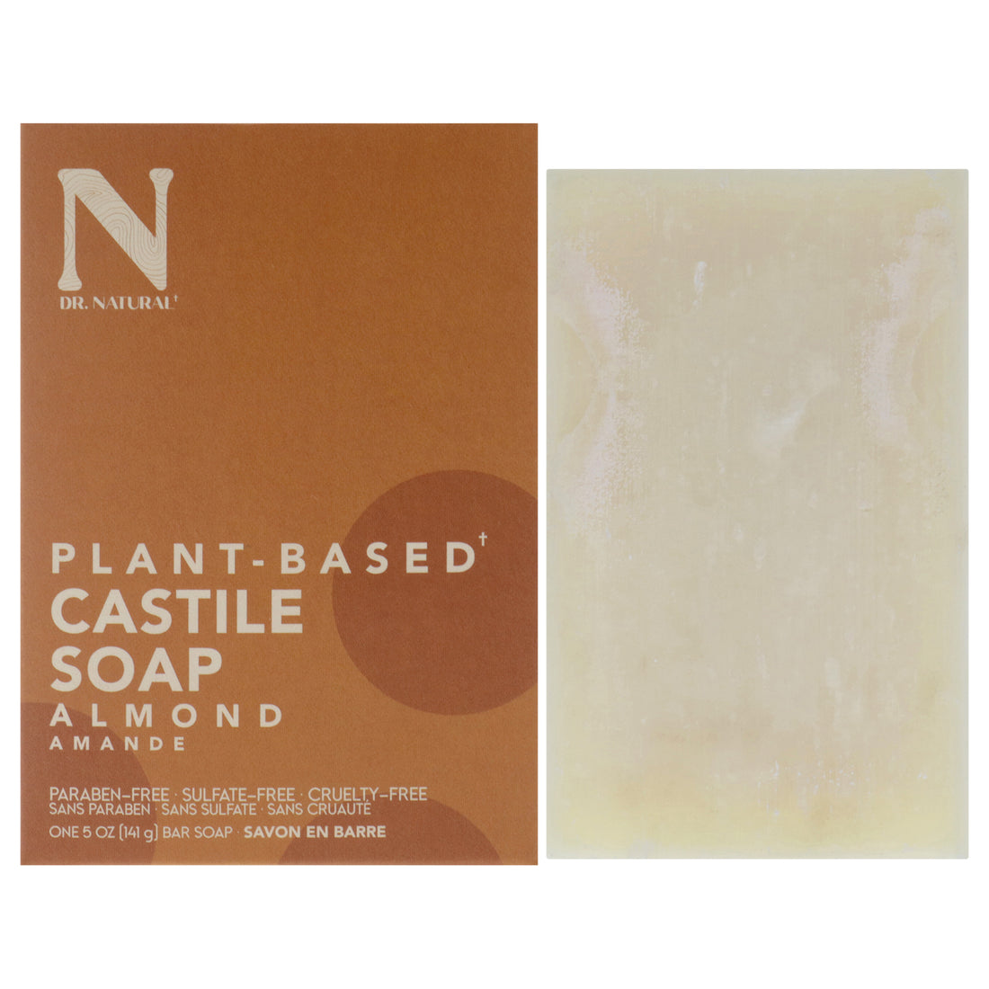 Dr. Natural Castile Bar Soap - Almond