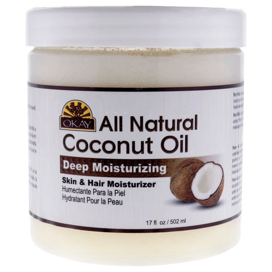 All Natural Coconut Oil Deep Moisturizer by Okay for Unisex - 17 oz Oil