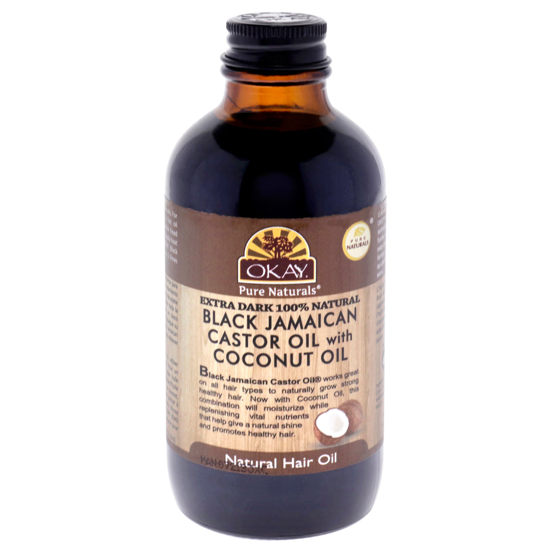 Extra Dark Black Jamaican Castor Oil - Coconut Oil