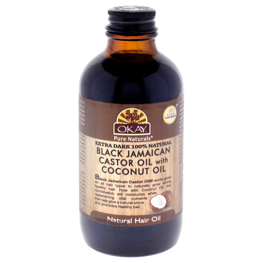 Extra Dark Black Jamaican Castor Oil - Coconut Oil