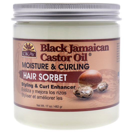 Black Jamaican Castor Oil Hair Sorbet by Okay for Unisex - 17 oz Cream