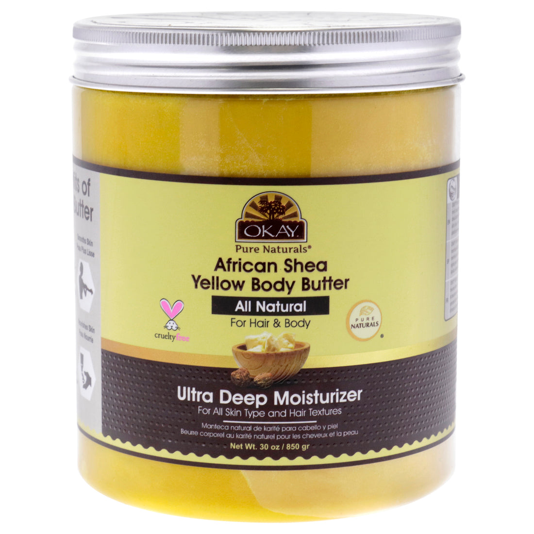 African Shea Yellow Body Butter Moisturizer
