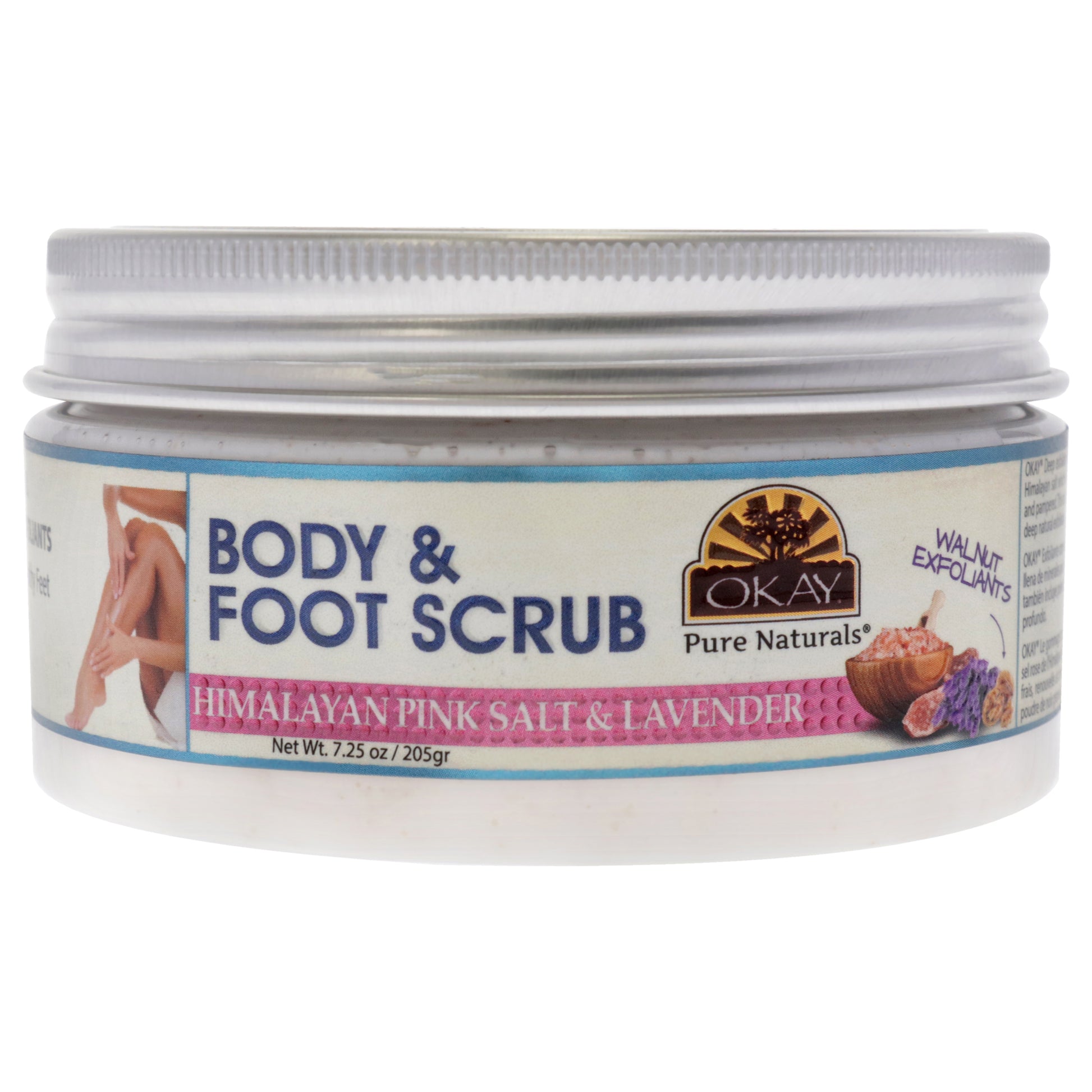 Body and Foot Scrub Himalayan Pink Salt - Lavender