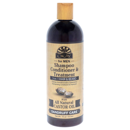3-In-1 Hair and Beard Shampoo-Conditioner and Treatment