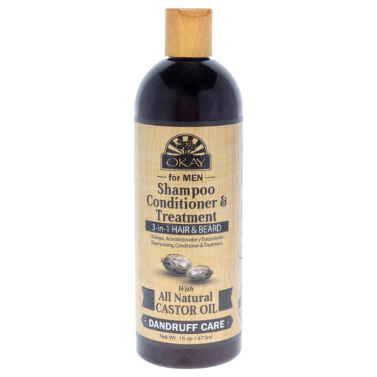 3-In-1 Hair and Beard Shampoo-Conditioner and Treatment