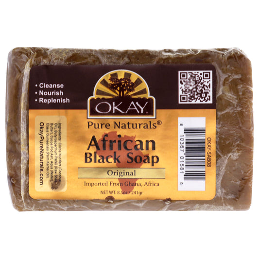 African Black Original Soap by Okay for Unisex - 8.5 oz Soap