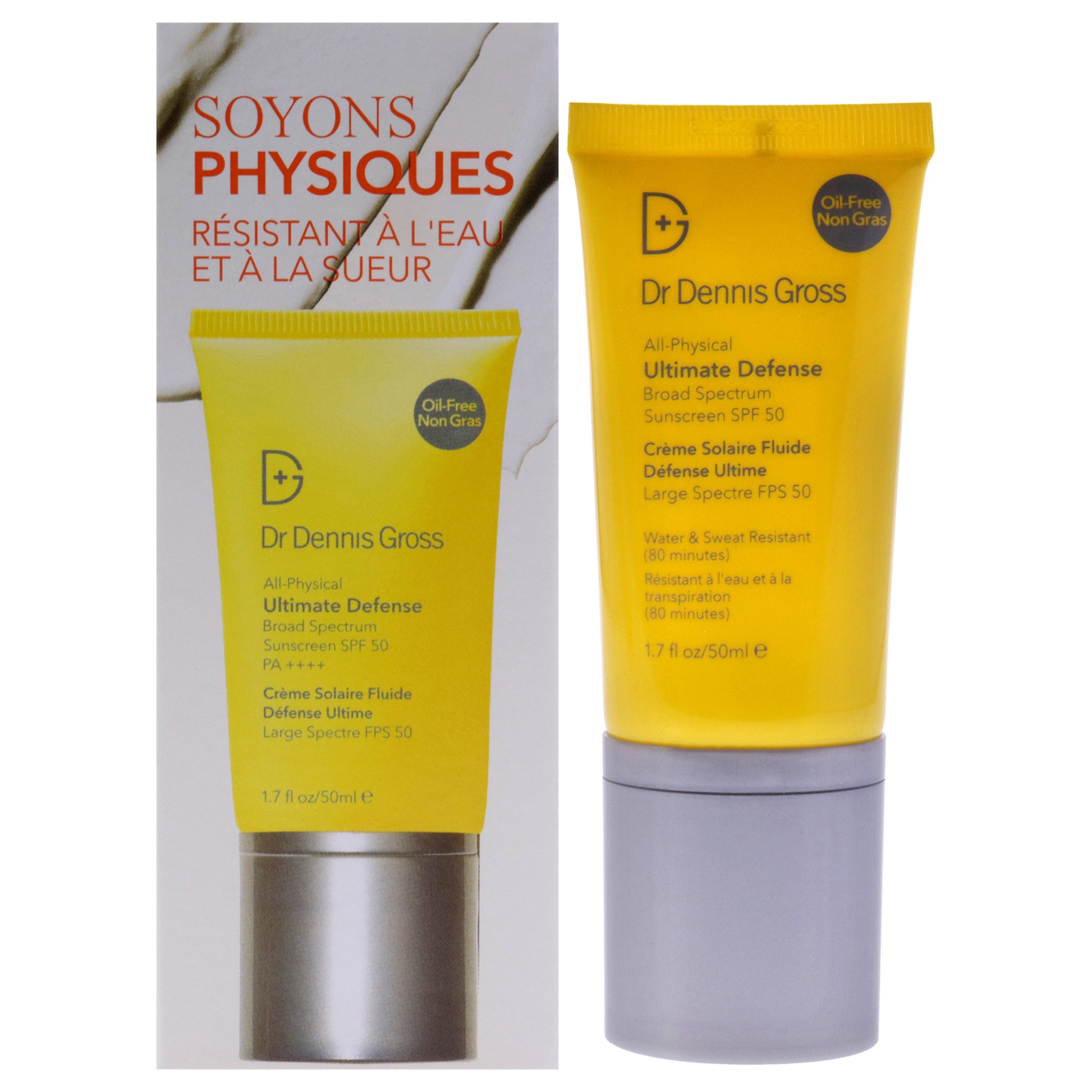 All Physical Ultimate Defense SPF 50 by Dr. Dennis Gross for Unisex - 1.7 oz Sunscreen