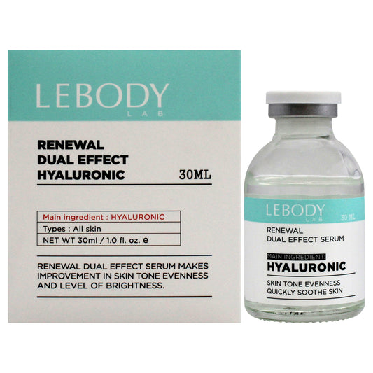 Lab Renewal Dual Effect Serum - Hyaluronic by Lebody for Women - 1 oz Serum