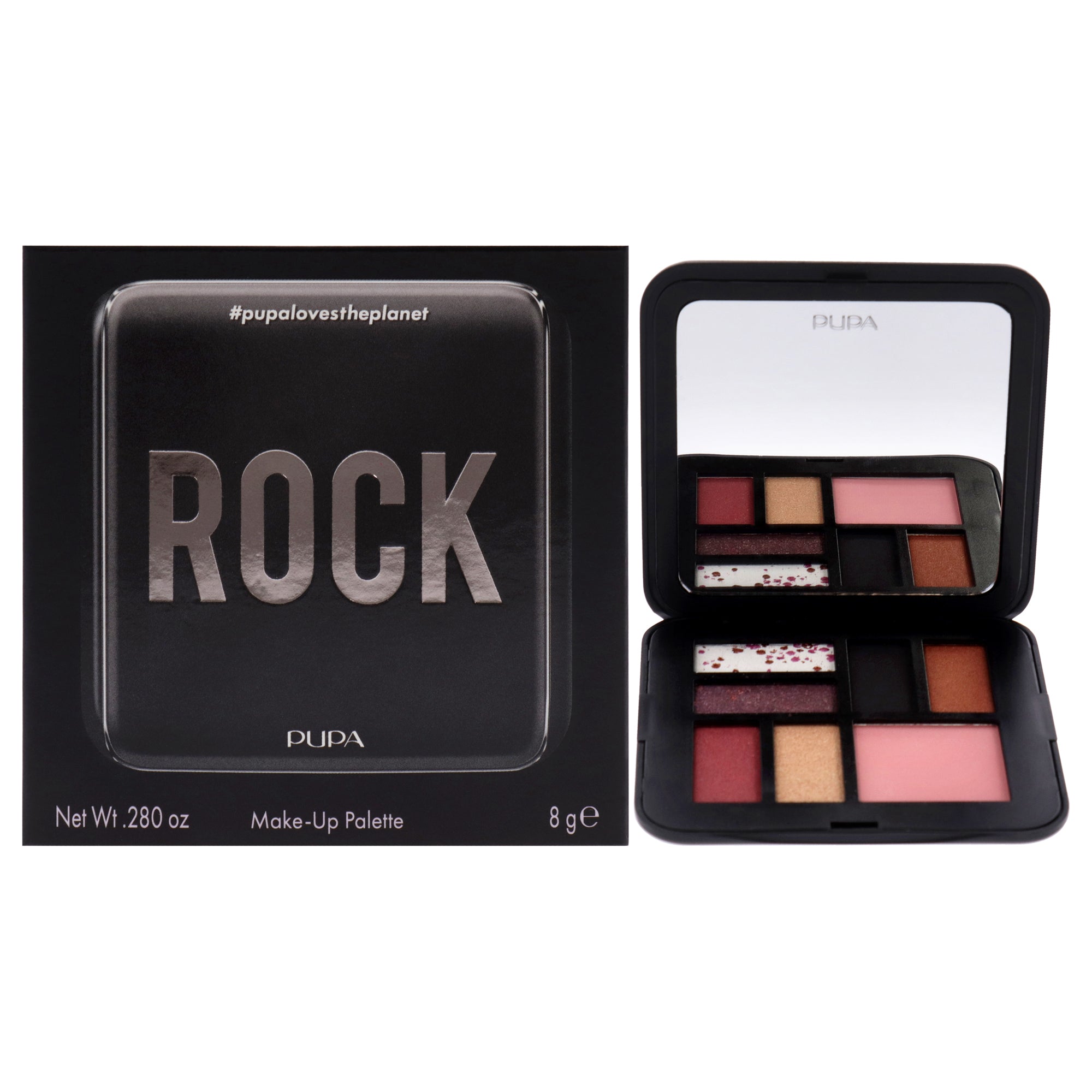 Make-Up Palette - 004 Rock by Pupa Milano for Women - 0.280 oz Makeup