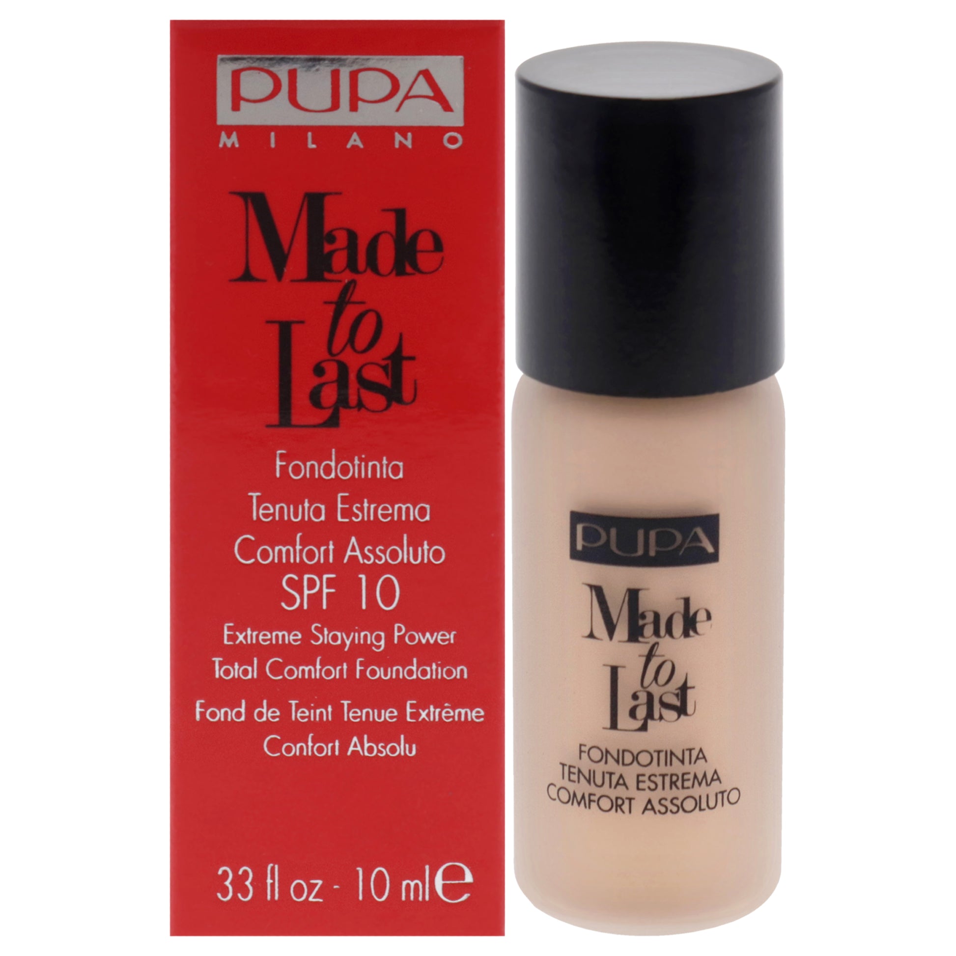 Pupa Milano Made to Last Extreme Staying Power Foundation SPF 10