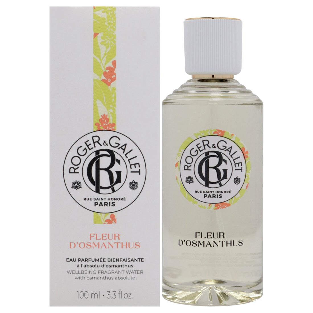 Wellbeing Fragrant Water Spray - Osmanthus Flower by Roger & Gallet for Unisex - 3.3 oz Spray