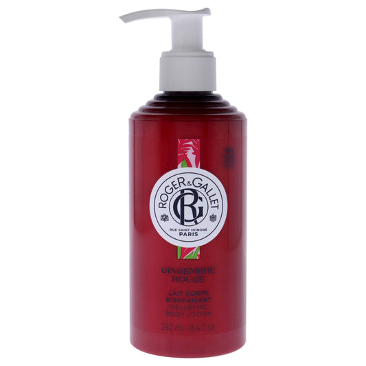 Wellbeing Body Lotion - Red Ginger by Roger & Gallet for Unisex - 8.4 oz Body Lotion
