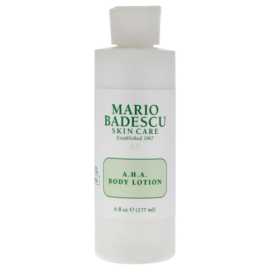 AHA Body Lotion by Mario Badescu for Unisex - 6 oz Body Lotion