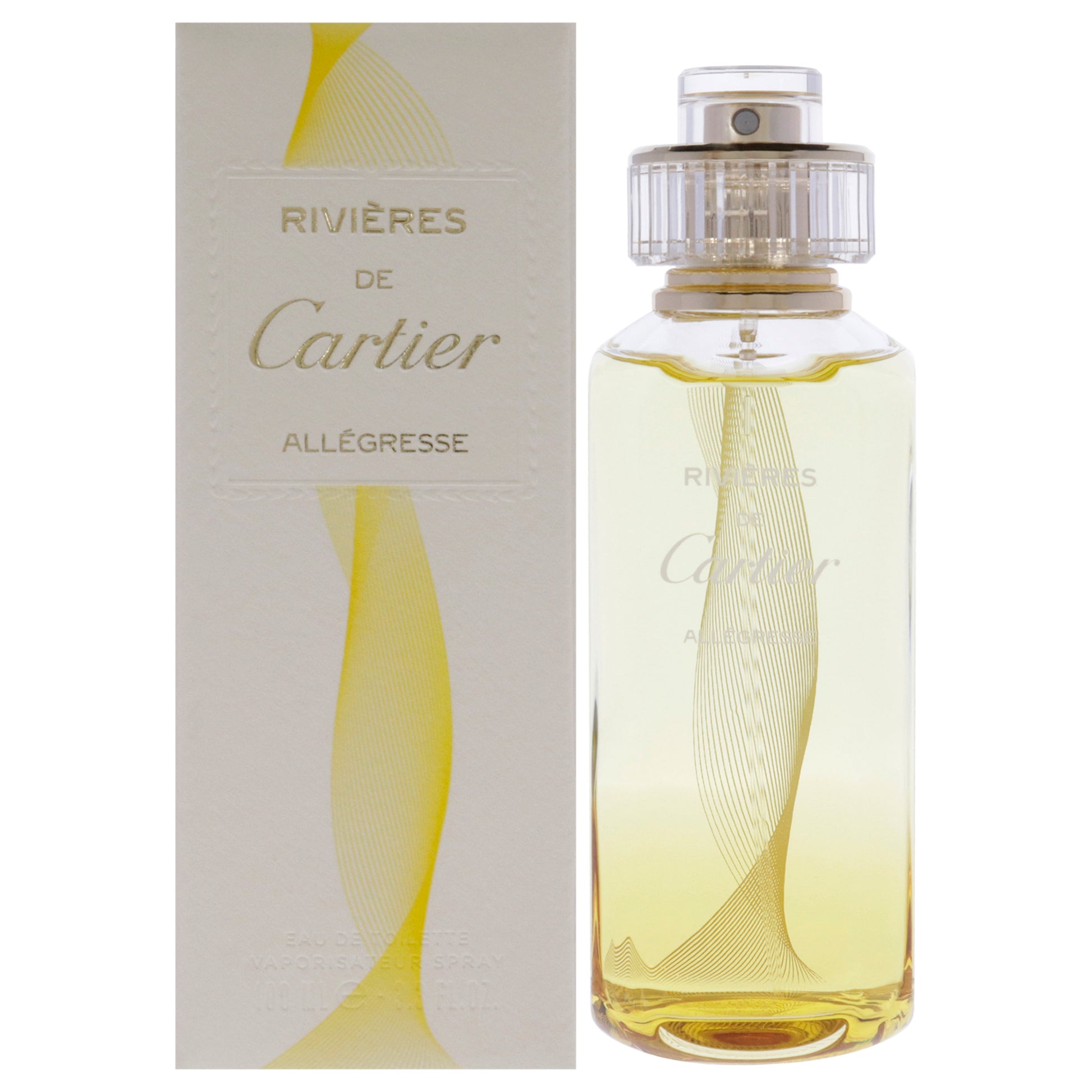 Rivieres de Cartier Allegresse - Refillable by Cartier for Women - 3.4 oz EDT Spray