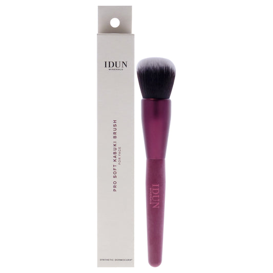 Pro Soft Kabuki Brush by Idun Minerals for Women - 1 Pc Brush