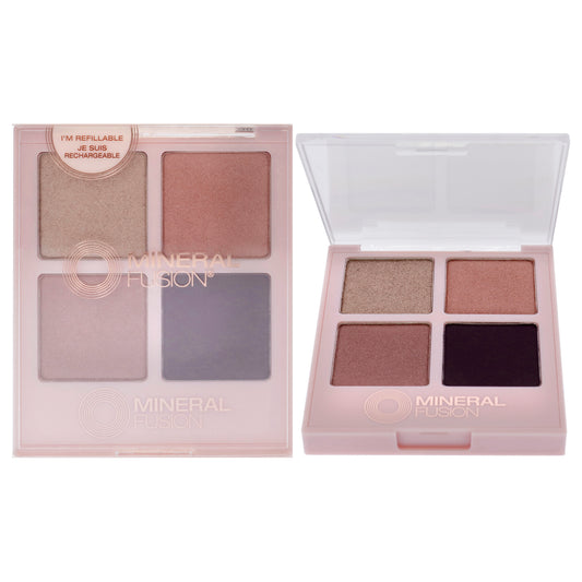 Eye Shadow Palette - Girls Night Out by Mineral Fusion for Women - 0.25 oz Eye Shadow (Refillable)