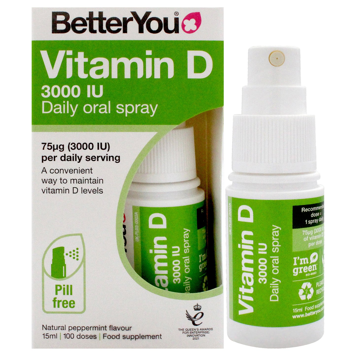 Vitamin D 3000 IU Daily Oral Spray