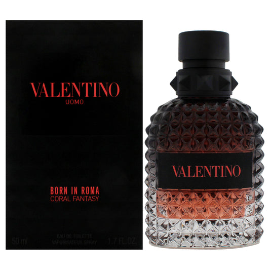 Uomo Born In Roma Coral Fantasy by Valentino for Men - 1.7 oz EDT Spray