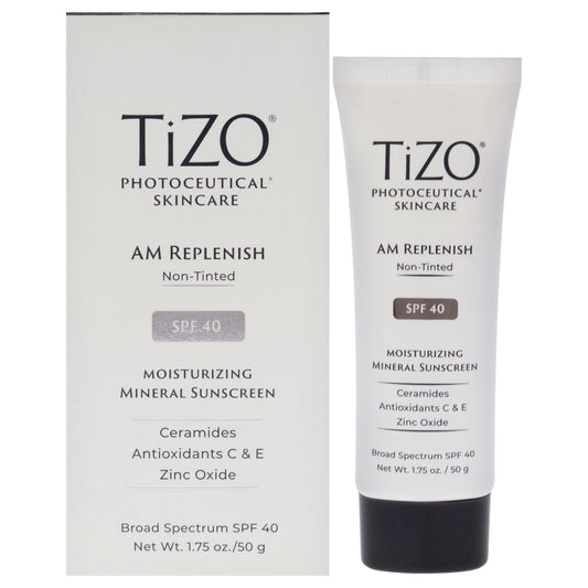 Photoceutical AM Replenish SPF 40 - Non-Tinted by Tizo for Unisex - 1.75 oz Sunscreen