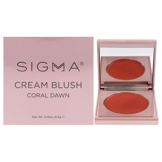 Cream Blush - Coral Dawn by SIGMA for Women - 0.16 oz Blush