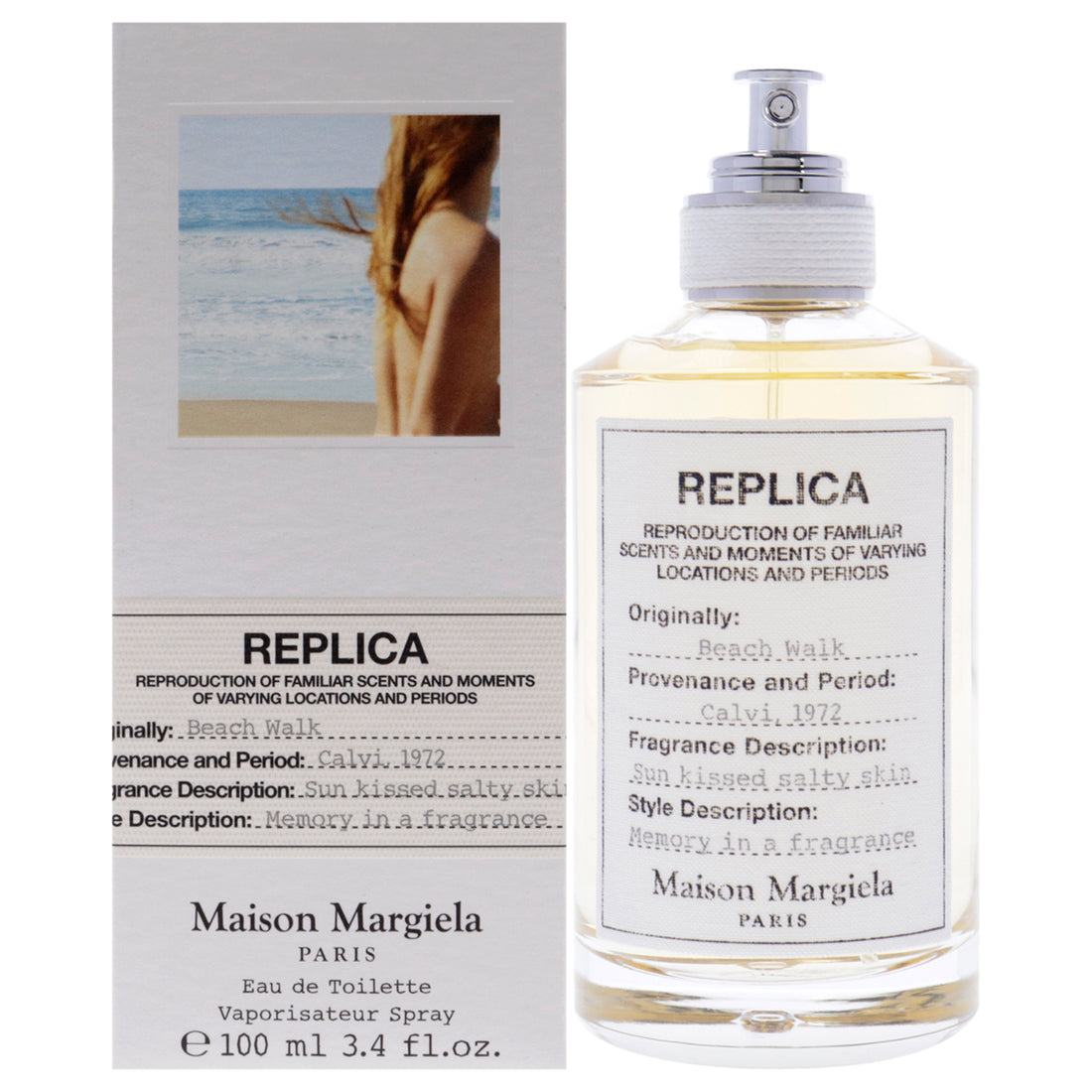 Replica Beach Walk - Refillable by Maison Margiela for Women - 3.4 oz EDT Spray