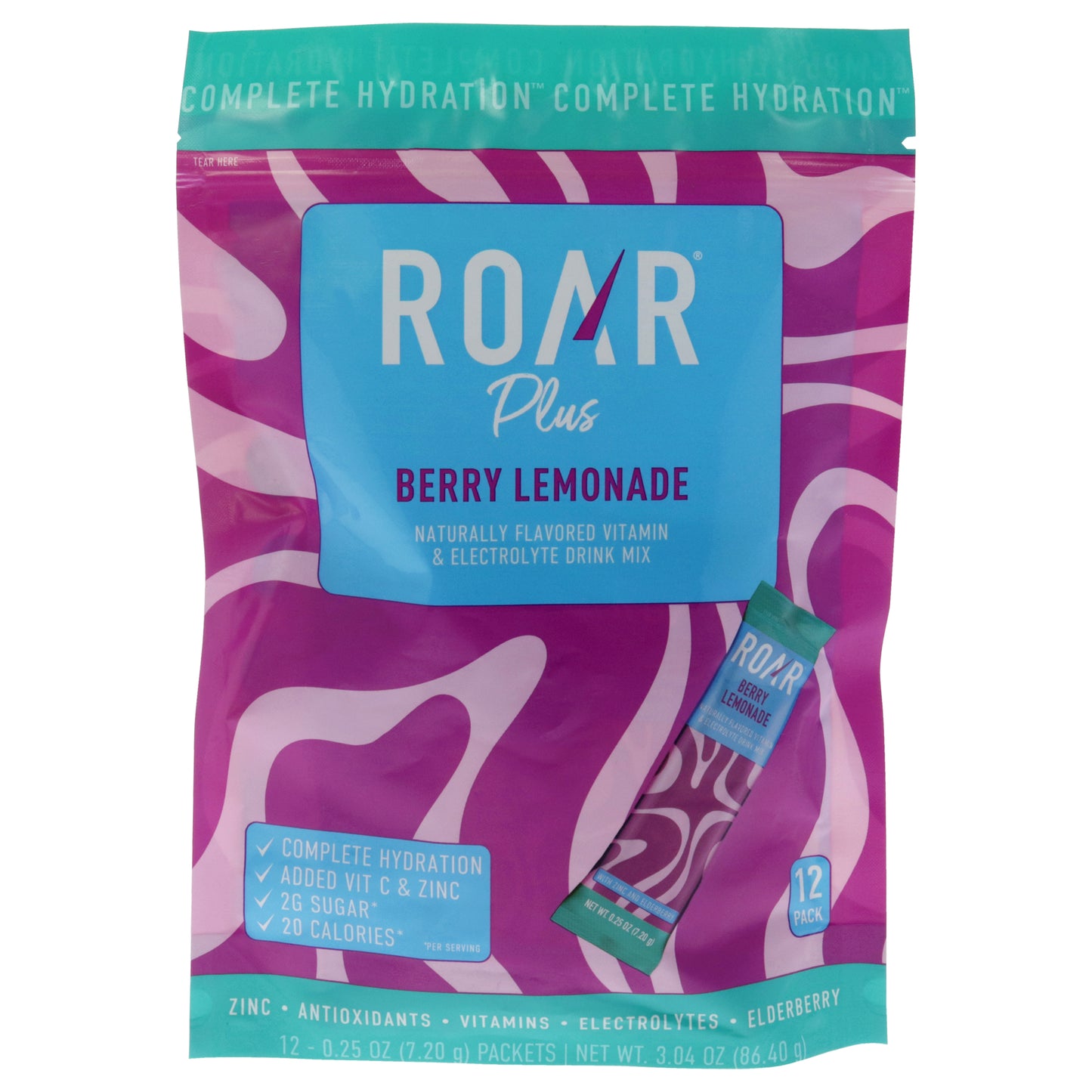 Roar Naturally Flavored Vitamin and Electroly Drink Mix