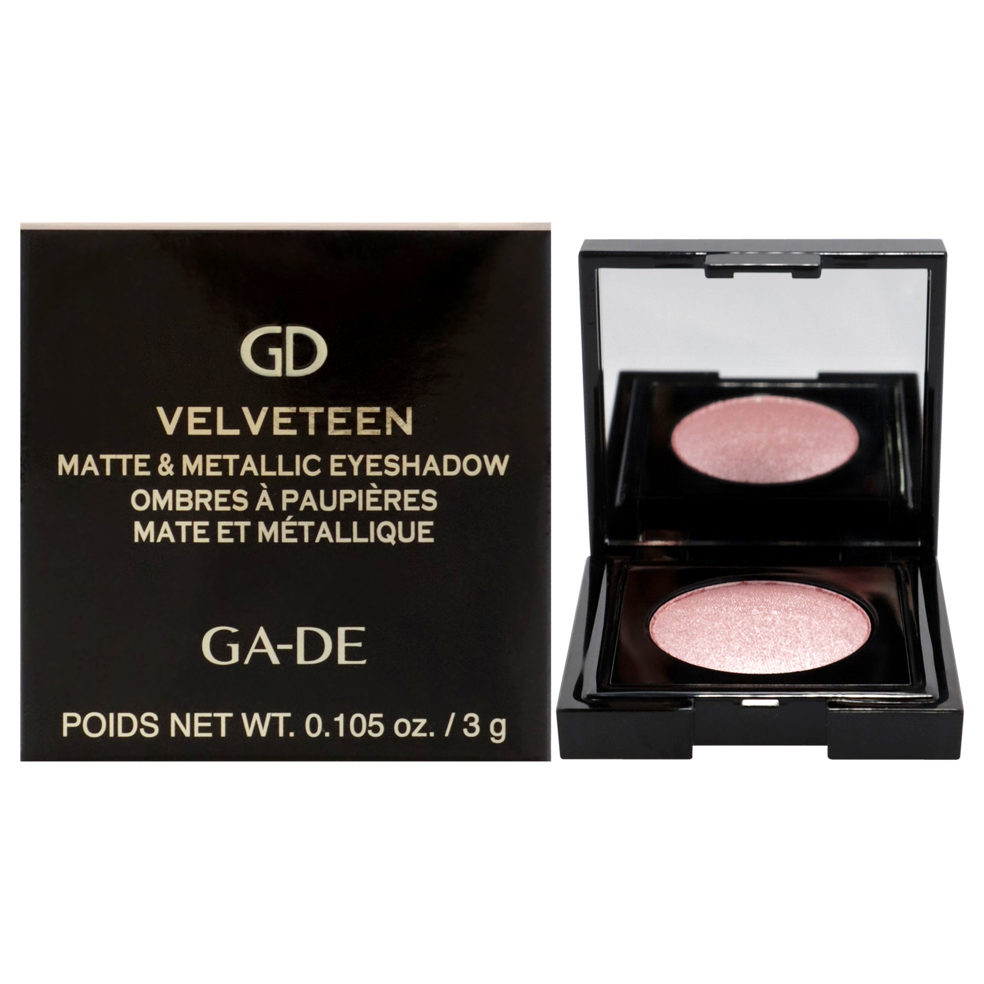 Velveteen Matte and Metallic Eyeshadow - 223 by GA-DE for Women - 0.105 oz Eye Shadow