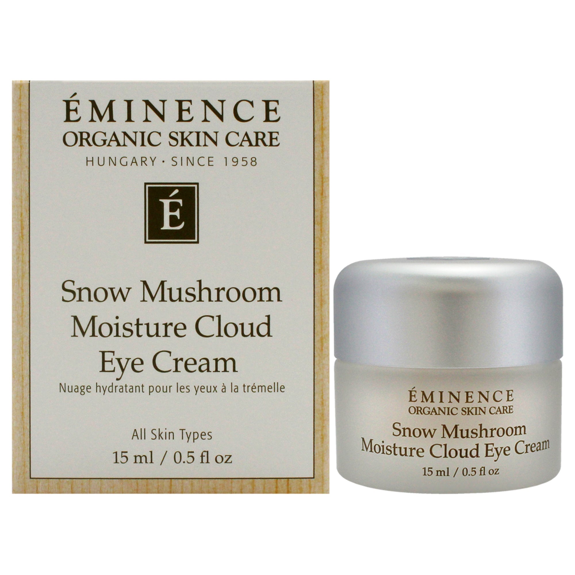 Snow Mushroom Moisture Cloud Eye Cream by Eminence for Unisex - 0.5 oz Cream