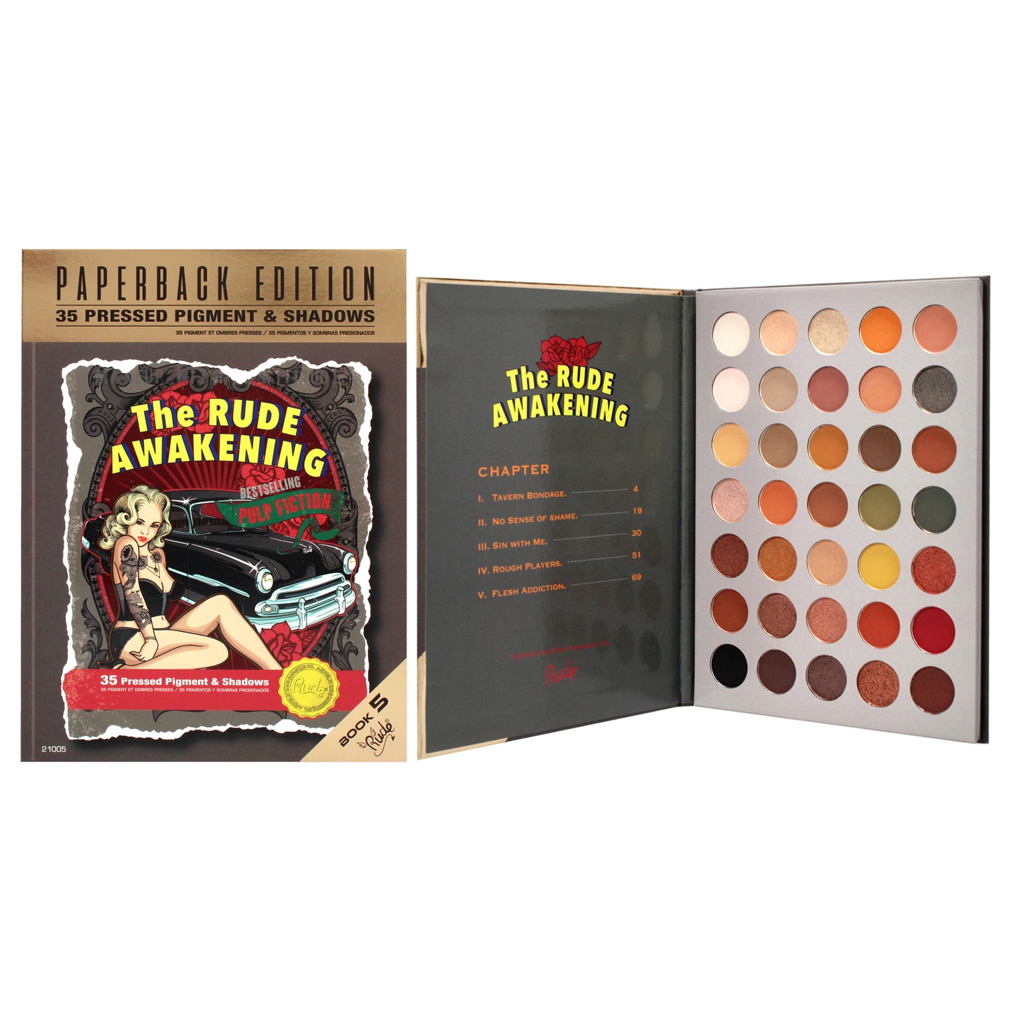 The Rude Awakening Eyeshadow Palette - Paperback Edition