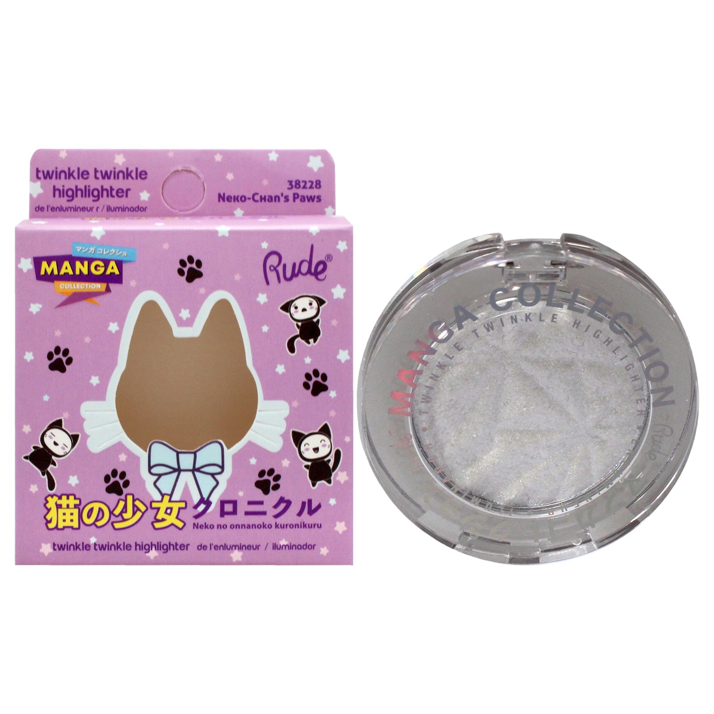 Rude Cosmetics Manga Collection Twinkle Twinkle Highlighter