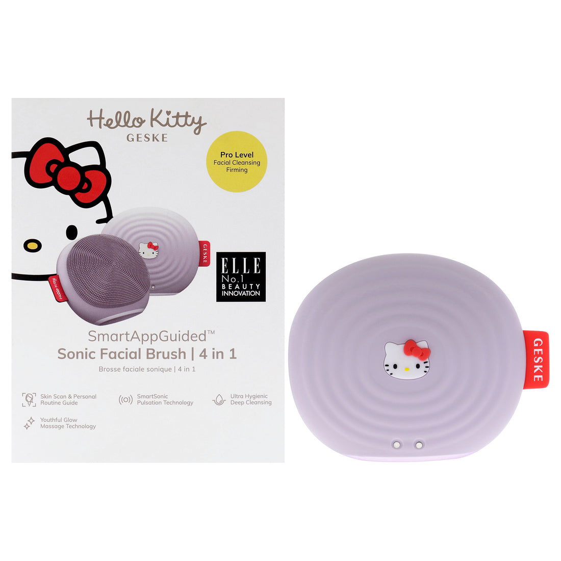 Hello Kitty Sonic Facial Brush 4 in 1 - Purple