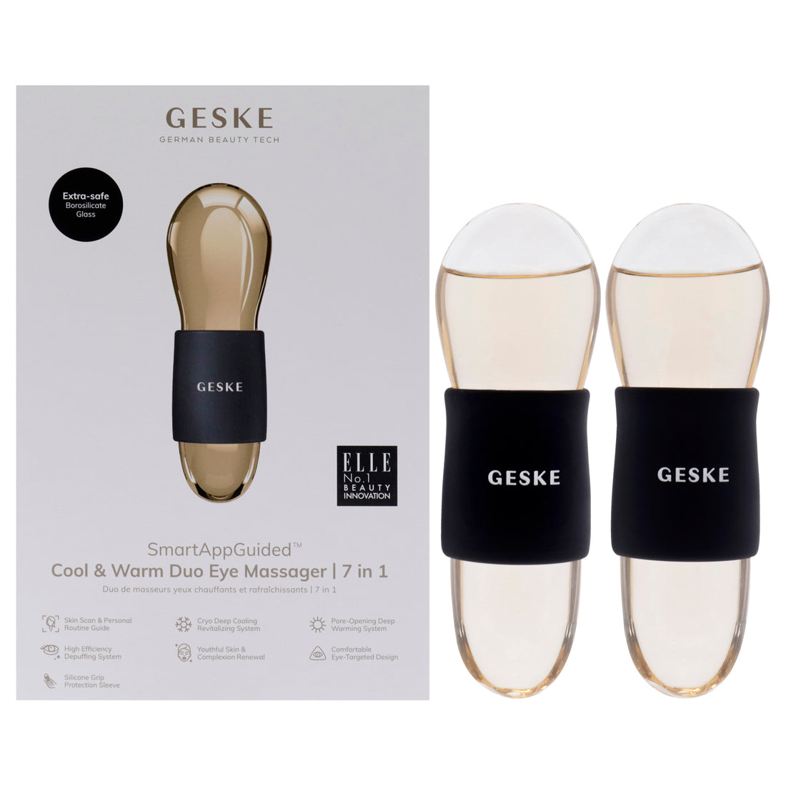 Cool and Warm Duo Eye Massager 7 in 1 - Gray