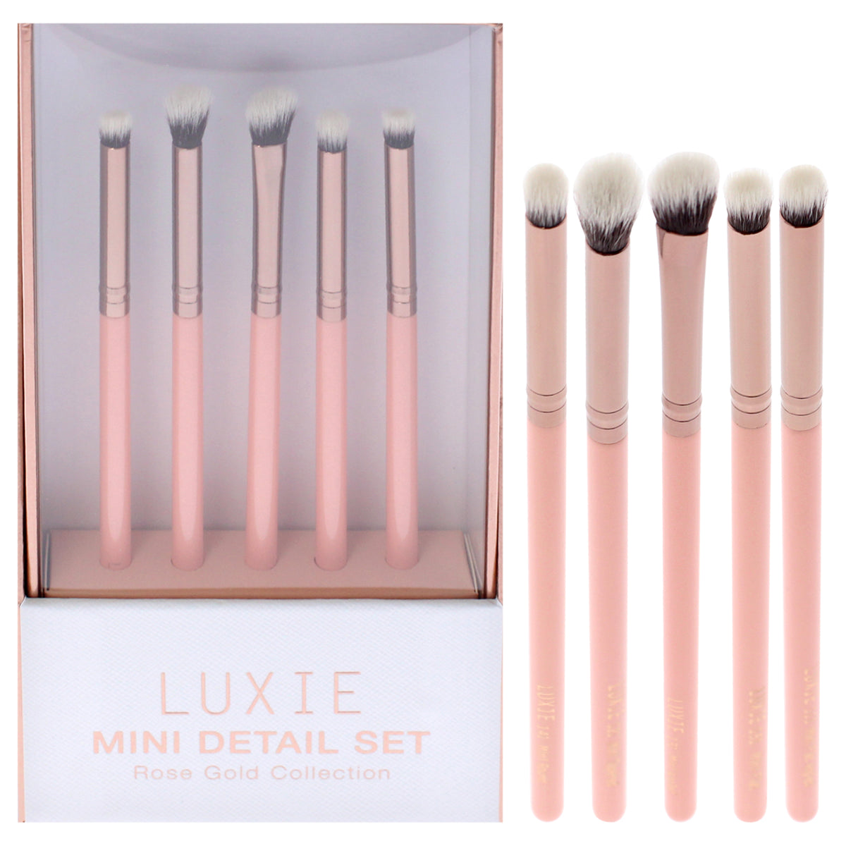 Rose Gold Mini Detail Brush Set