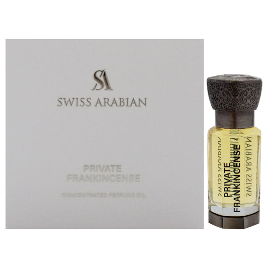 Private Frankincense by Swiss Arabian for Unisex - 0.4 oz Parfum Oil