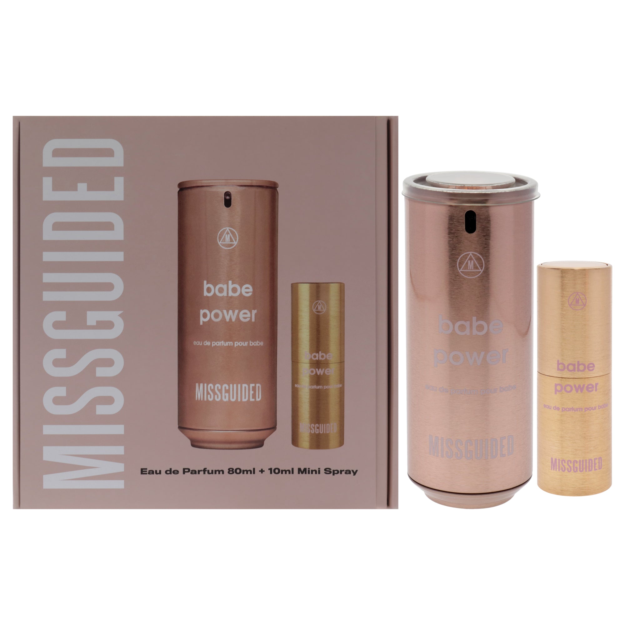 Babe Power by Missguided for Women - 2 Pc Gift Set 2.7oz EDP Spray, 0.34oz EDP Spray