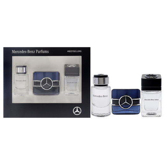 Mercedes-Benz Parfums by Mercedes-Benz For Men - 3 Pc Mini Gift Set 0.24oz EDT Splash Mercedes Benz, 0.24oz EDP Splash Mercedes Benz Sign, 0.24oz EDT Splash Mercedes Benz Select