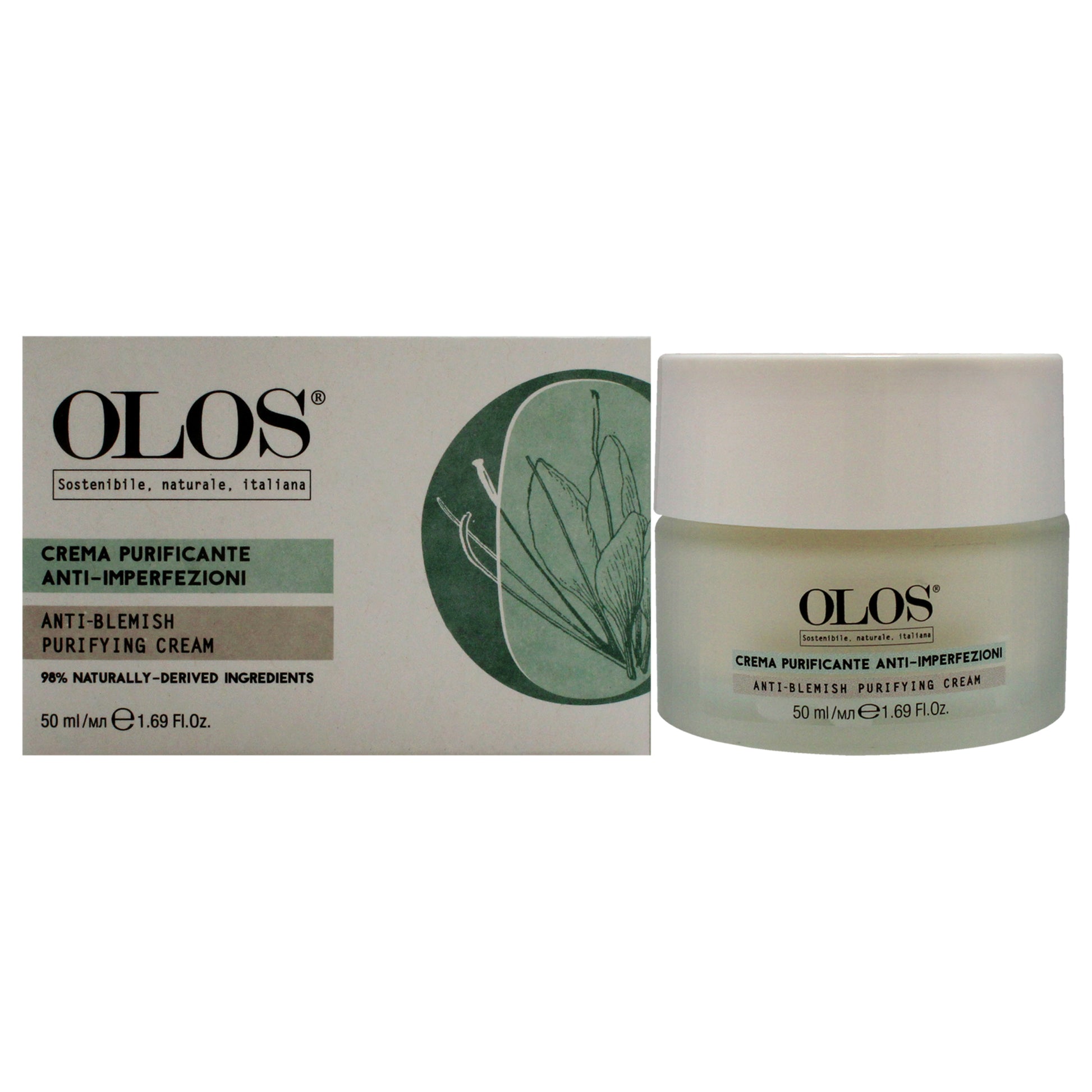 Anti-Blemish Purifying Cream by Olos for Unisex - 1.7 oz Cream