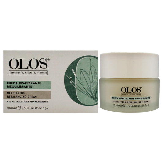 Mattifying Rebalancing Cream by Olos for Unisex - 1.7 oz Cream
