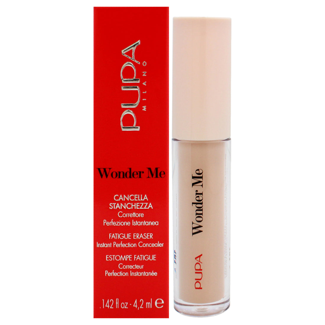 Wonder Me Fatigue Eraser - 020 Medium Gold Beige by Pupa Milano for Women - 0.142 oz Concealer