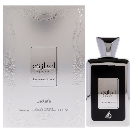 Ejaazi Intensive Silver by Lattafa for Men - 3.4 oz EDP Spray