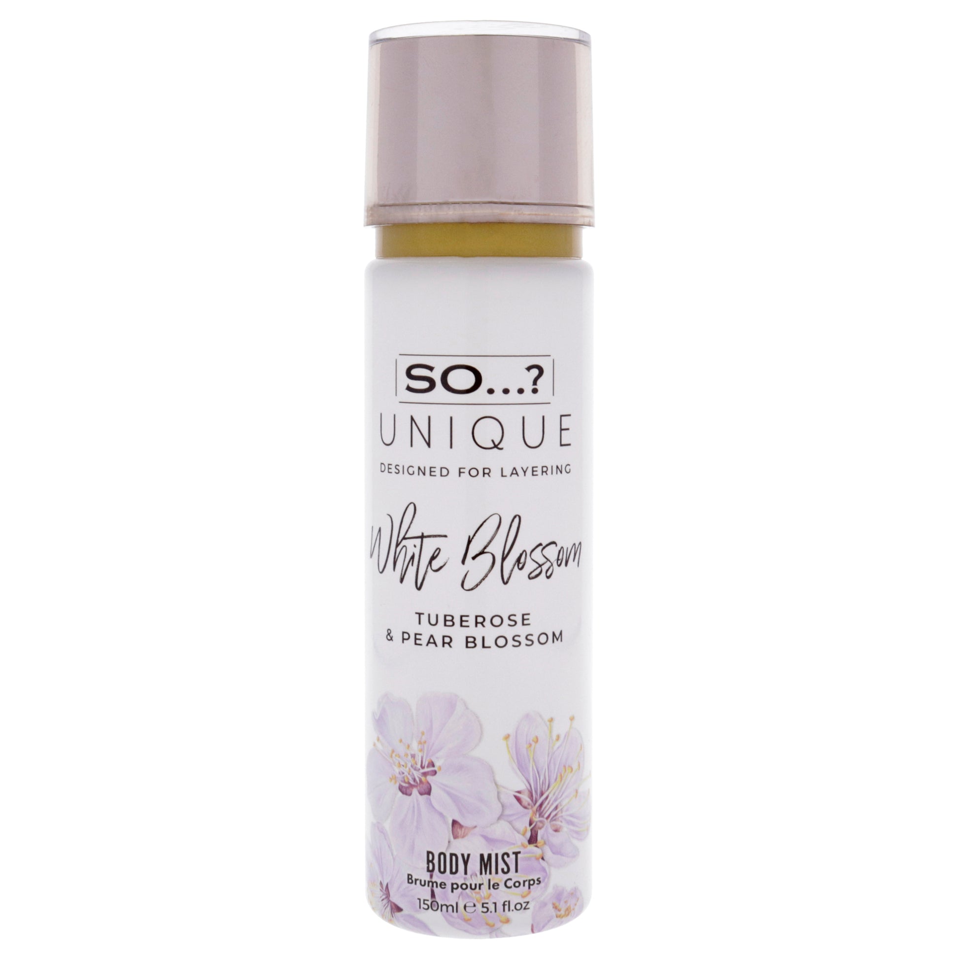 Unique Body Mist - White Blossom by So…? for Women - 5.1 oz Body Mist