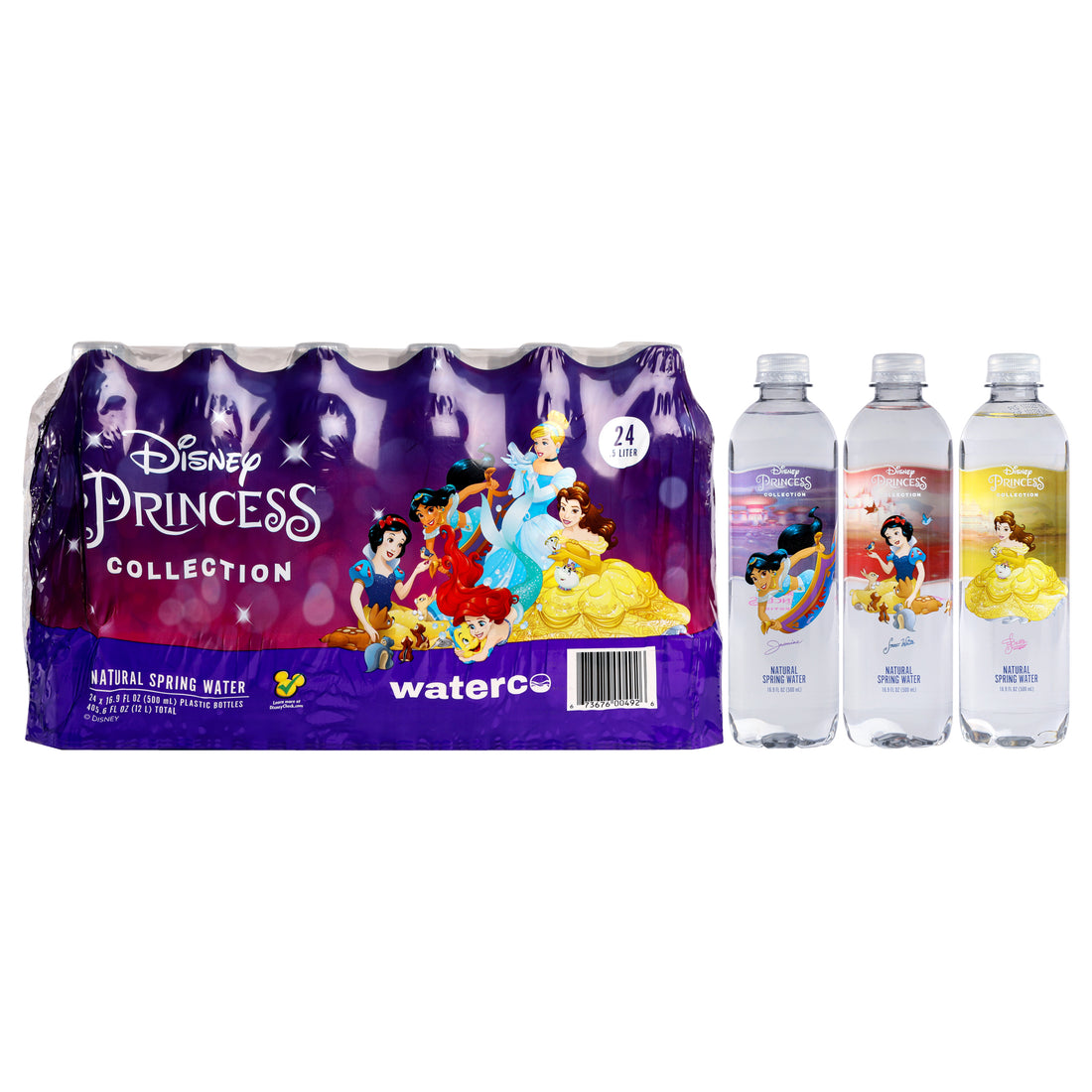 Disney Princess Collection Water Bottle - Pet Material
