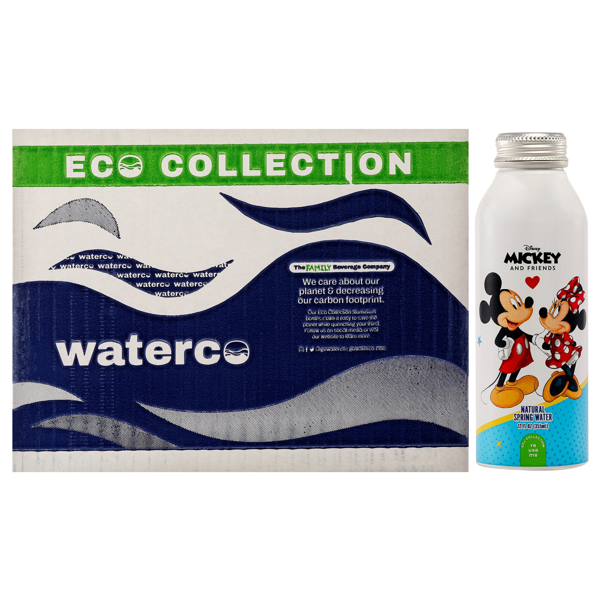 Disney Water Disney Mickey and Minnie Mouse Water Bottle