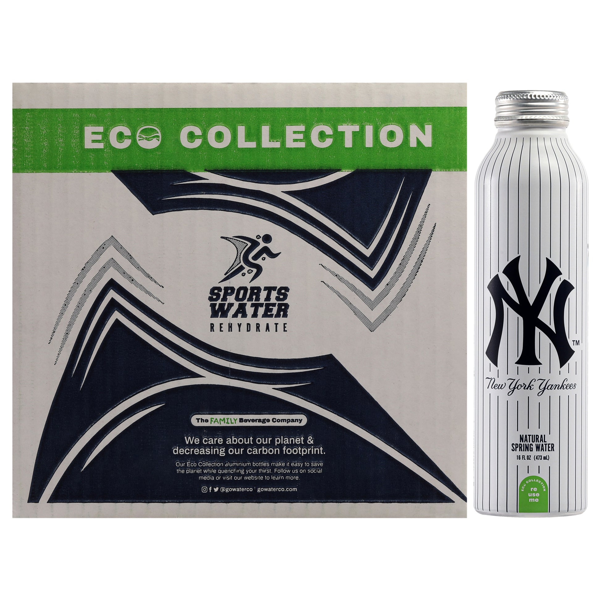 Yankees Water Bottle - Aluminum Material