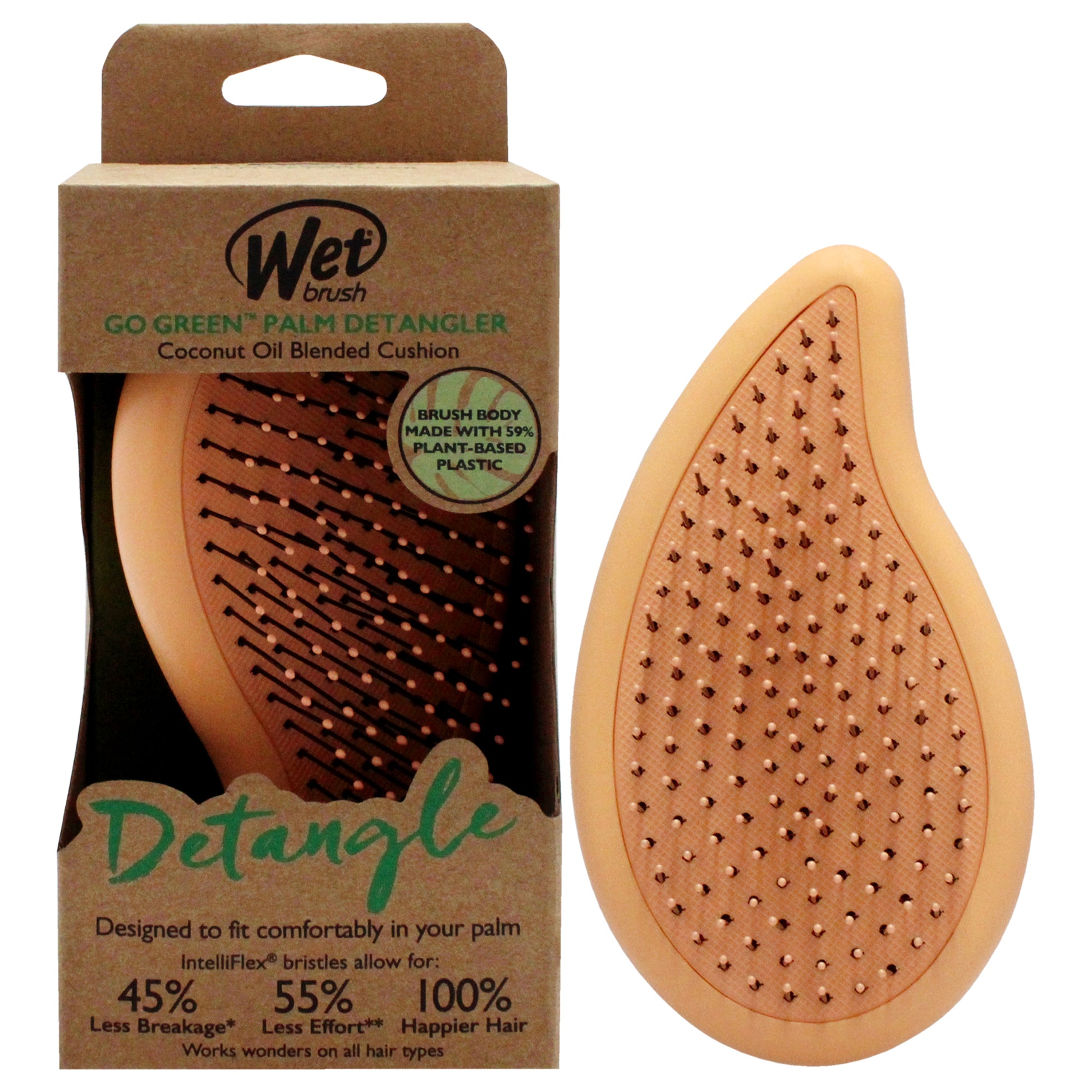 Go Green Palm Detangler - Orange