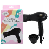 Tonic Mini Blow Dryer and Diffuser - Black