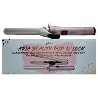 Pop N Lock Interchangeable Straightener and Curling Iron Set