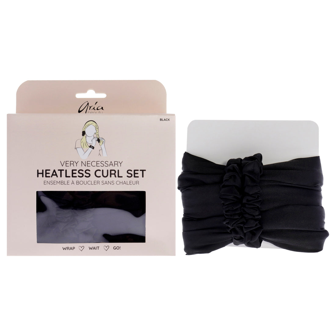 Very Necessary Heatless Curl Set - Black